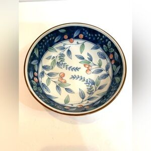 Vintage Japanese Rice Bowl Cherry Design 5”